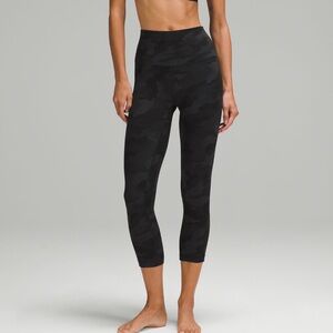Lululemon Black Camouflage Leggings